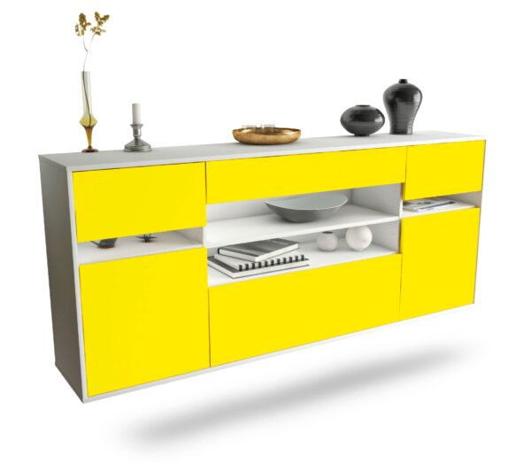 Sideboard Miramar, Gelb, hängend (180x79x35cm)