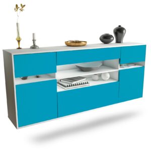 Sideboard Miramar, Türkis, hängend (180x79x35cm)
