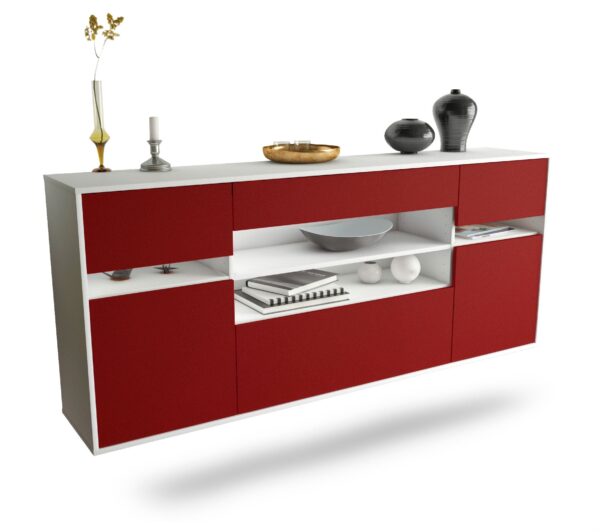 Sideboard Miramar, Bordeaux, hängend (180x79x35cm)