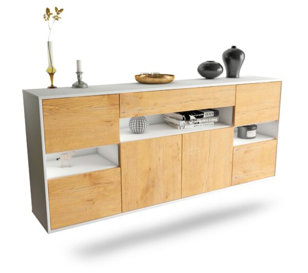 Sideboard Downey, Eiche, hängend (180x79x35cm)