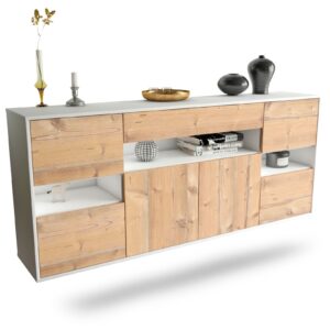 Sideboard Downey, Pinie, hängend (180x79x35cm)