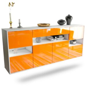 Sideboard Downey, Orange, hängend (180x79x35cm)