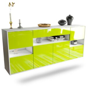 Sideboard Downey, Grün, hängend (180x79x35cm)