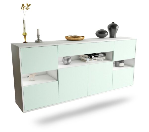 Sideboard Downey, Mint, hängend (180x79x35cm)
