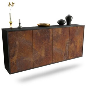 Sideboard Lakewood, Rost, hängend (180x79x35cm)