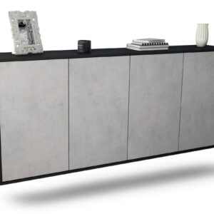 Sideboard Lakewood, Beton, hängend (180x79x35cm)