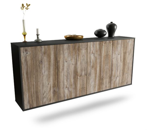 Sideboard Lakewood, Treibholz, hängend (180x79x35cm)