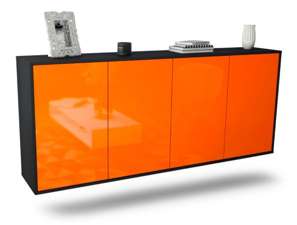 Sideboard Lakewood, Orange, hängend (180x79x35cm)