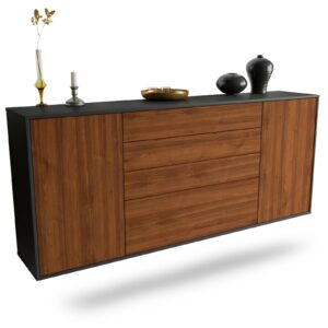 Sideboard Alexandria, Walnuss, hängend (180x79x35cm)