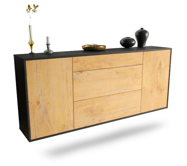 Sideboard Syracuse, Eiche, hängend (180x79x35cm)