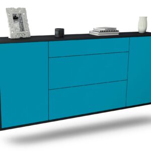Sideboard Syracuse, Türkis, hängend (180x79x35cm)
