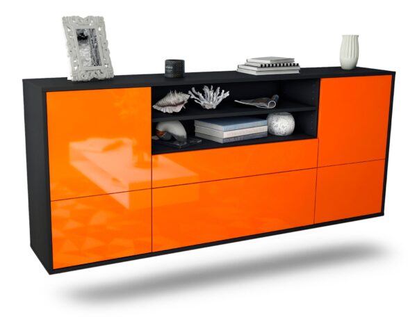 Sideboard Escondido, Orange, hängend (180x79x35cm)