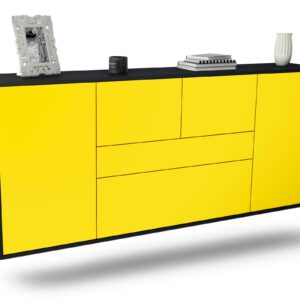 Sideboard Orange, Gelb, hängend (180x79x35cm)
