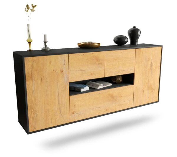 Sideboard Warren, Eiche, hängend (180x79x35cm)