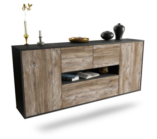 Sideboard Warren, Treibholz, hängend (180x79x35cm)