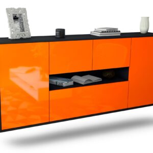 Sideboard Warren, Orange, hängend (180x79x35cm)
