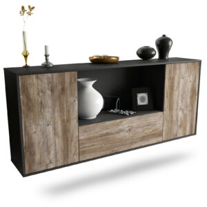 Sideboard Fort Collins, Treibholz, hängend (180x79x35cm)