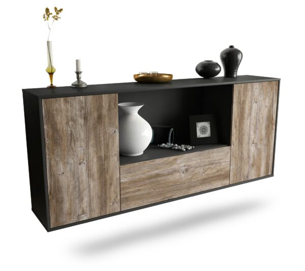 Sideboard Fort Collins, Treibholz, hängend (180x79x35cm)
