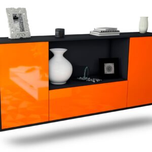 Sideboard Fort Collins, Orange, hängend (180x79x35cm)