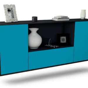 Sideboard Fort Collins, Türkis, hängend (180x79x35cm)