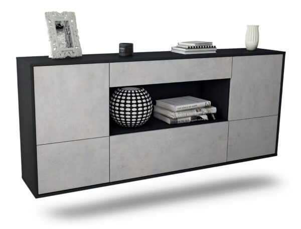Sideboard East Los Angeles, Beton, hängend (180x79x35cm)