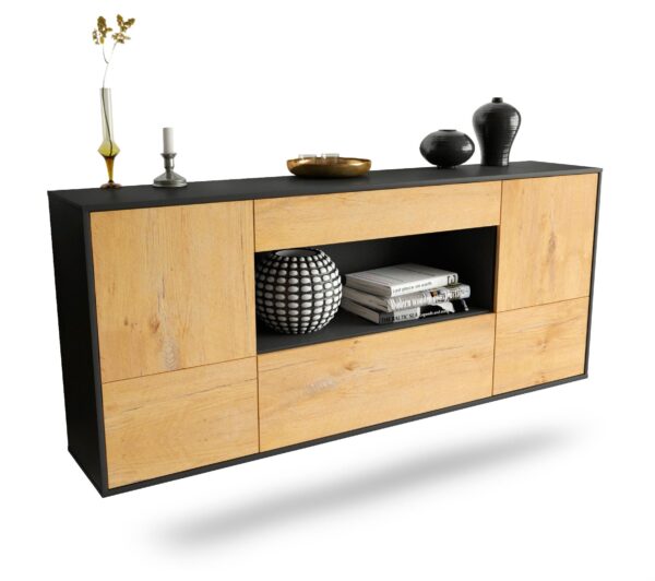 Sideboard East Los Angeles, Eiche, hängend (180x79x35cm)