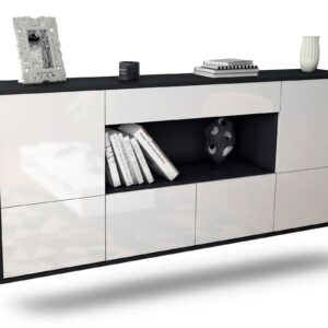 Sideboard Fullerton, Weiß, hängend (180x79x35cm)