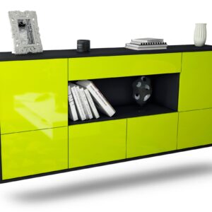 Sideboard Fullerton, Grün, hängend (180x79x35cm)