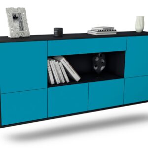 Sideboard Fullerton, Türkis, hängend (180x79x35cm)