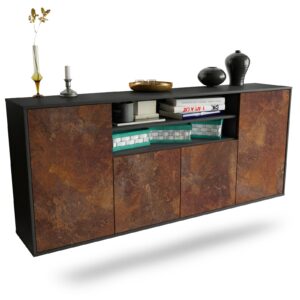 Sideboard Mesquite, Rost, hängend (180x79x35cm)