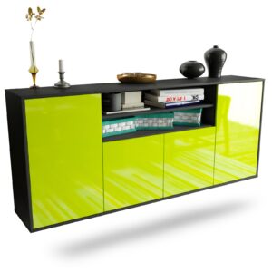Sideboard Mesquite, Grün, hängend (180x79x35cm)