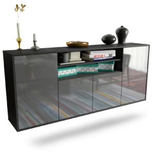 Sideboard Mesquite, Grau, hängend (180x79x35cm)