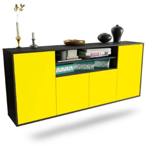 Sideboard Mesquite, Gelb, hängend (180x79x35cm)