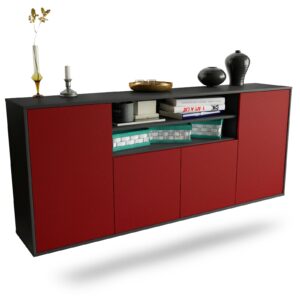 Sideboard Mesquite, Bordeaux, hängend (180x79x35cm)