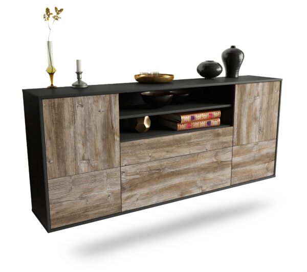 Sideboard Elk Grove, Treibholz, hängend (180x79x35cm)