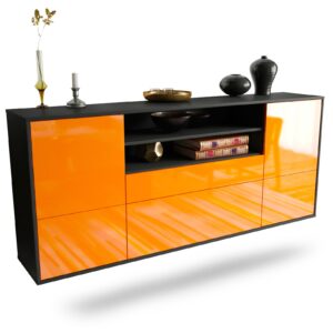Sideboard Elk Grove, Orange, hängend (180x79x35cm)