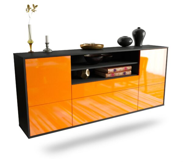 Sideboard Elk Grove, Orange, hängend (180x79x35cm)