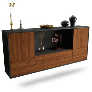 Sideboard Sunnyvale, Walnuss, hängend (180x79x35cm)