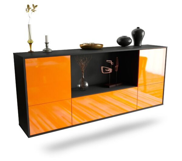 Sideboard Sunnyvale, Orange, hängend (180x79x35cm)