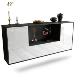 Sideboard Sunnyvale, Weiß, hängend (180x79x35cm)