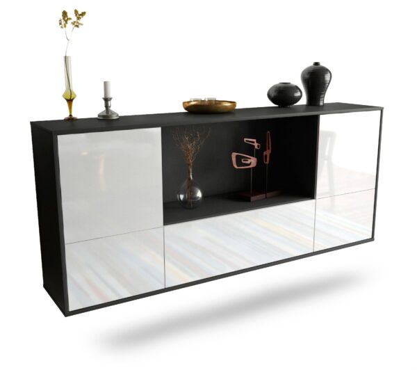 Sideboard Sunnyvale, Weiß, hängend (180x79x35cm)