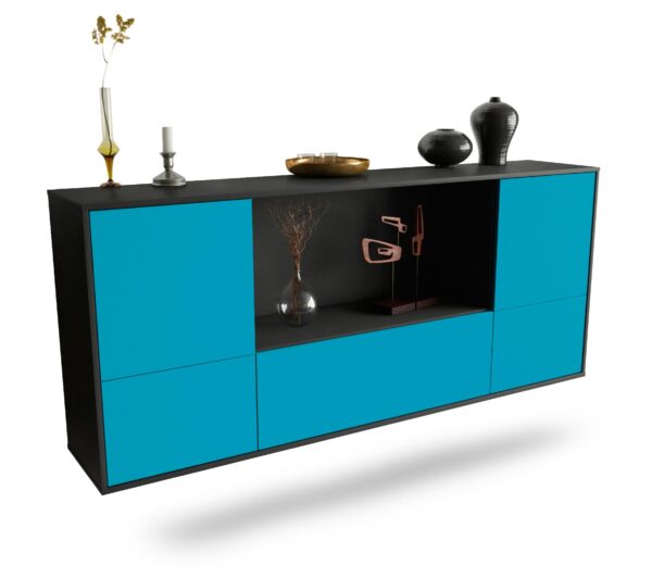 Sideboard Sunnyvale, Türkis, hängend (180x79x35cm)