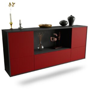 Sideboard Sunnyvale, Bordeaux, hängend (180x79x35cm)