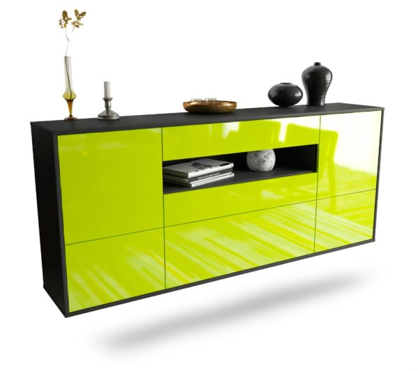 Sideboard Savannah, Grün, hängend (180x79x35cm)