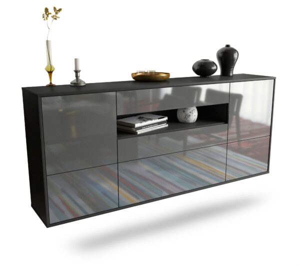 Sideboard Savannah, Grau, hängend (180x79x35cm)