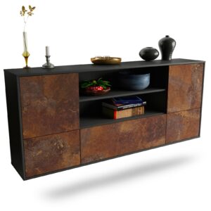 Sideboard Sterling Heights, Rost, hängend (180x79x35cm)