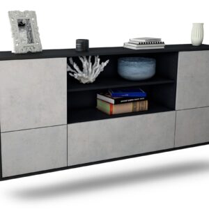 Sideboard Sterling Heights, Beton, hängend (180x79x35cm)