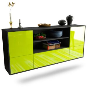 Sideboard Sterling Heights, Grün, hängend (180x79x35cm)
