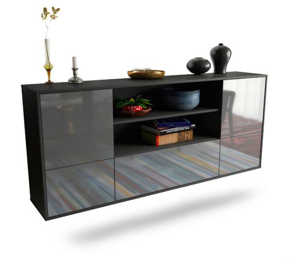 Sideboard Sterling Heights, Grau, hängend (180x79x35cm)