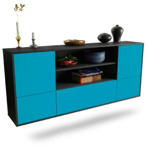 Sideboard Sterling Heights, Türkis, hängend (180x79x35cm)